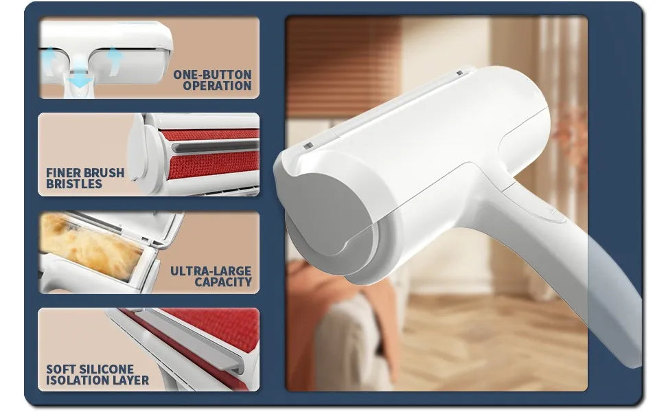Pet Hair Remover - Clean Any Surface in Seconds